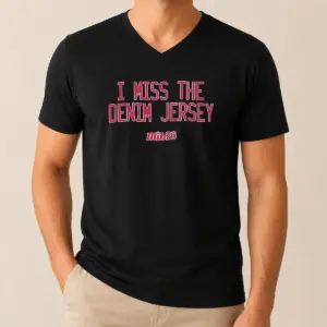 Alternative view of Official I Miss The Denim Jersey Mib26 New York Mets Shirt