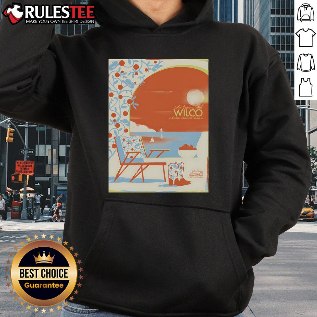 Official Wilco Valencia ES Marina Norte June 29 2025 Poster T-Shirt - Image 2