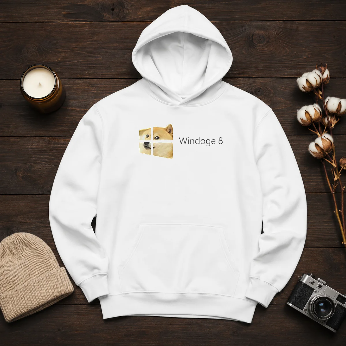 Pretty Windoge 8 Doge Windows Logo Shirt - Image 6