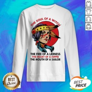 Alternative view of Woman The Soul Of A Witch The Fire Of A Lioness The Heart Of A Hippie Shirt