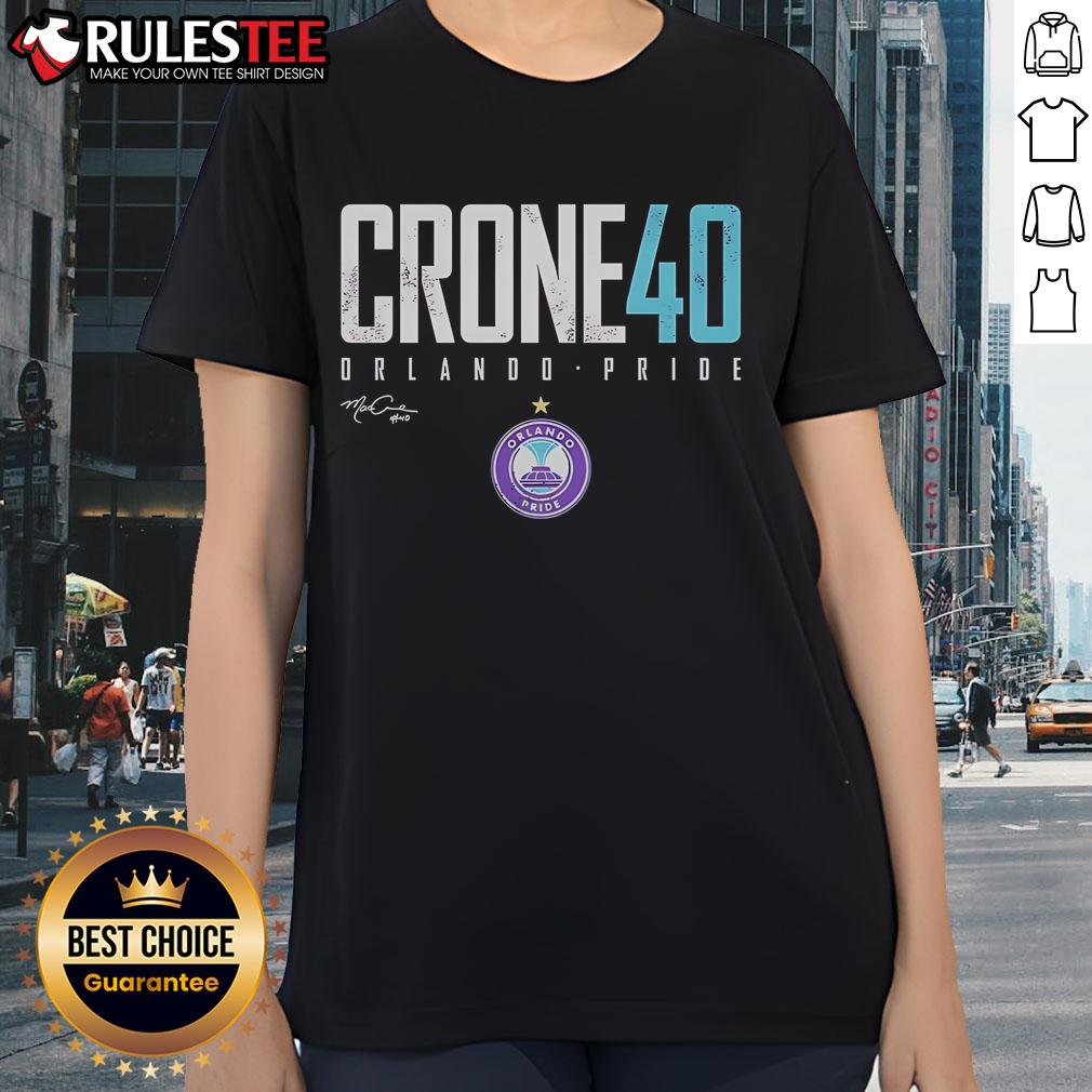 Official McKinley Crone #40 Orlando Pride Elite Signature T-Shirt - Image 3