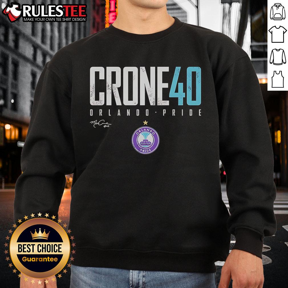 Official McKinley Crone #40 Orlando Pride Elite Signature T-Shirt - Image 4