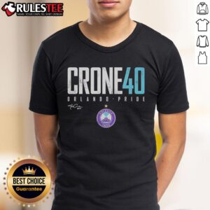 Official McKinley Crone #40 Orlando Pride Elite Signature T-Shirt