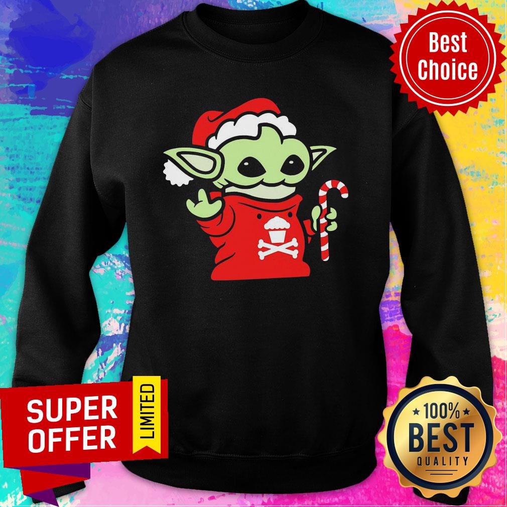 Funny Santa Baby Yoda Christmas Shirt - Image 4