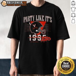 Awesome Party Like It's 2025 Virginia Cavaliers Football 46-38 Helmet T-Shirt