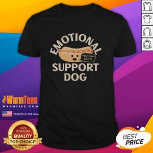 Good Emotional Support Dog Hot Dog T-Shirt