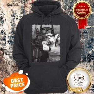 Alternative view of Nice Darth Vader And Stormtroopers Selfie In Jurassic Park Shirt