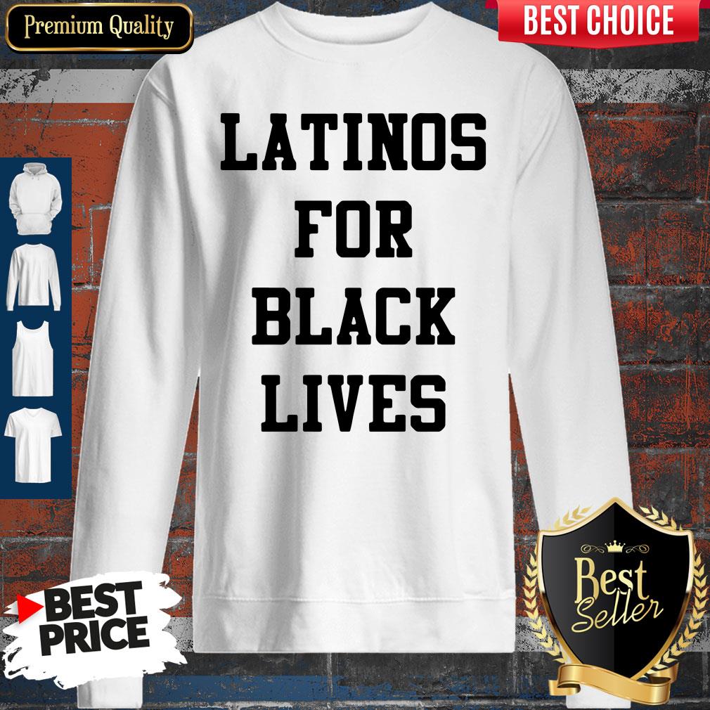 Premium Latinos For Black Lives Shirt - Image 4