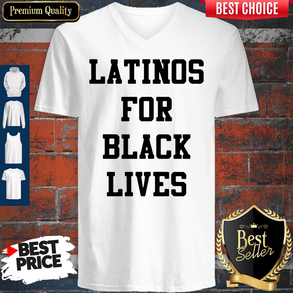 Premium Latinos For Black Lives Shirt - Image 2