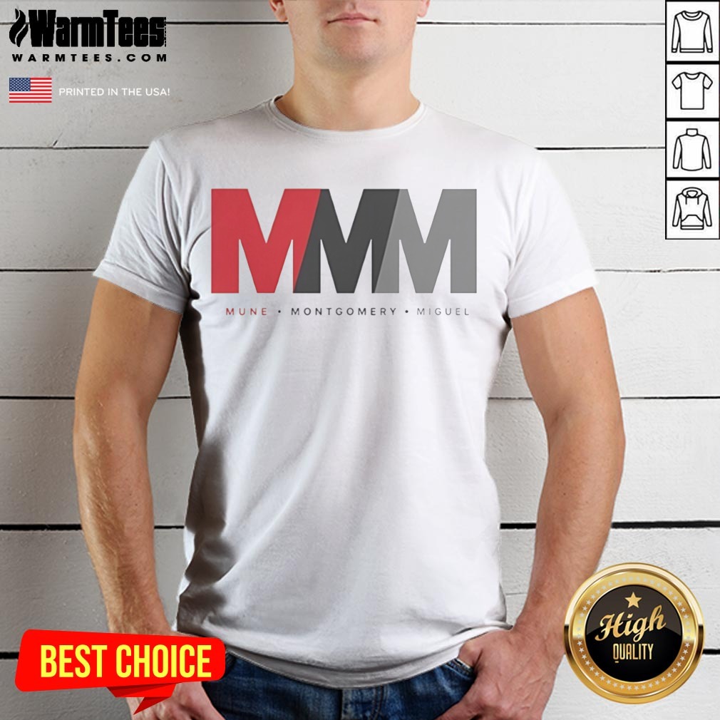 Premium Mune Montgomery Miguel MMM Logo Shirt