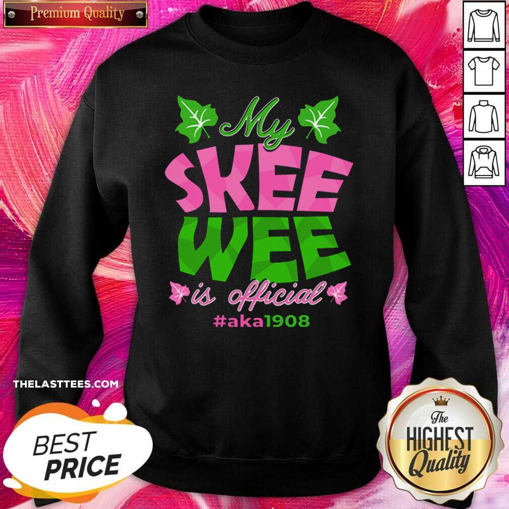 Perfect Kamala Harris My Skee Wee Is Official Aka Sorority 1908 Shirt - Image 4