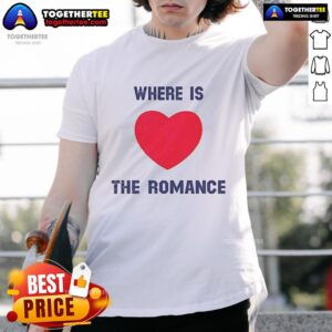 Nice Where Is The Heart Romance T-Shirt
