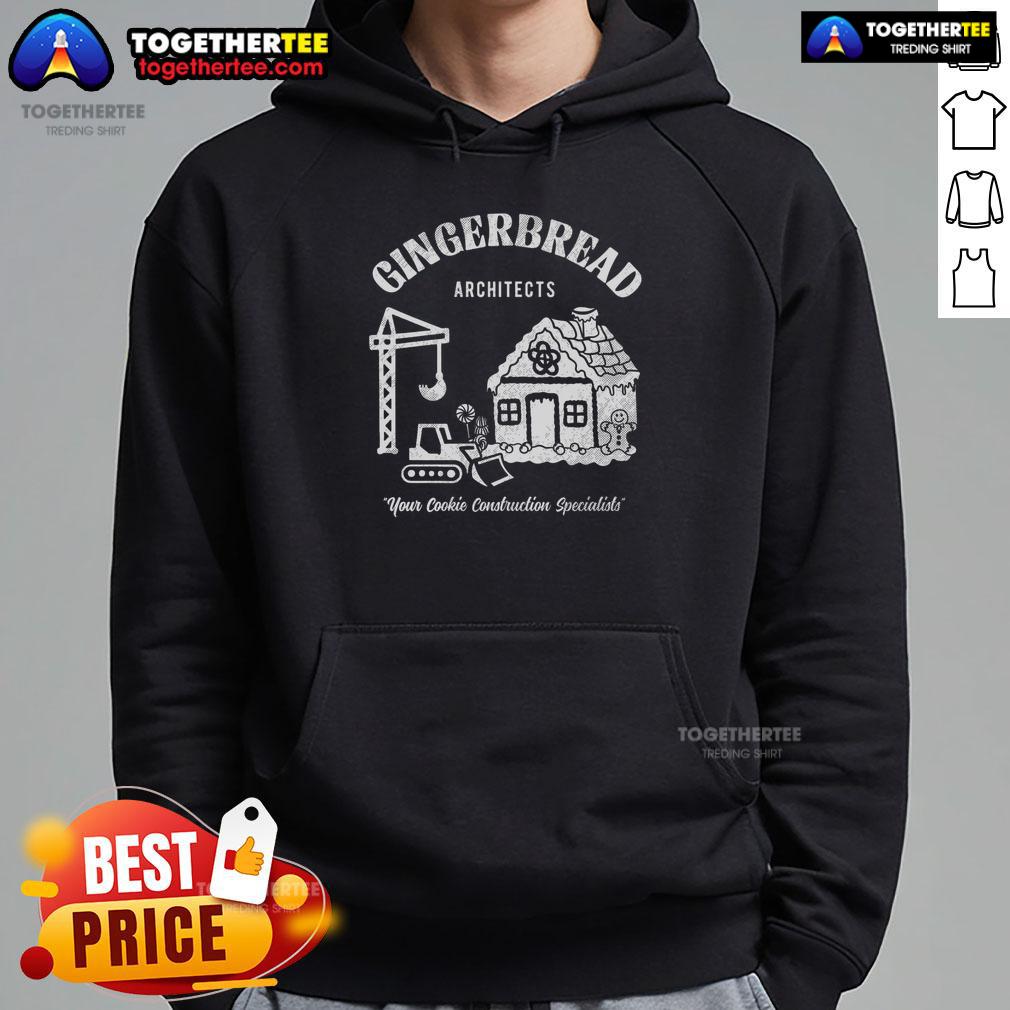 Official Gingerbread Architects Your Cookies Construction Specialists T-Shirt - Image 2