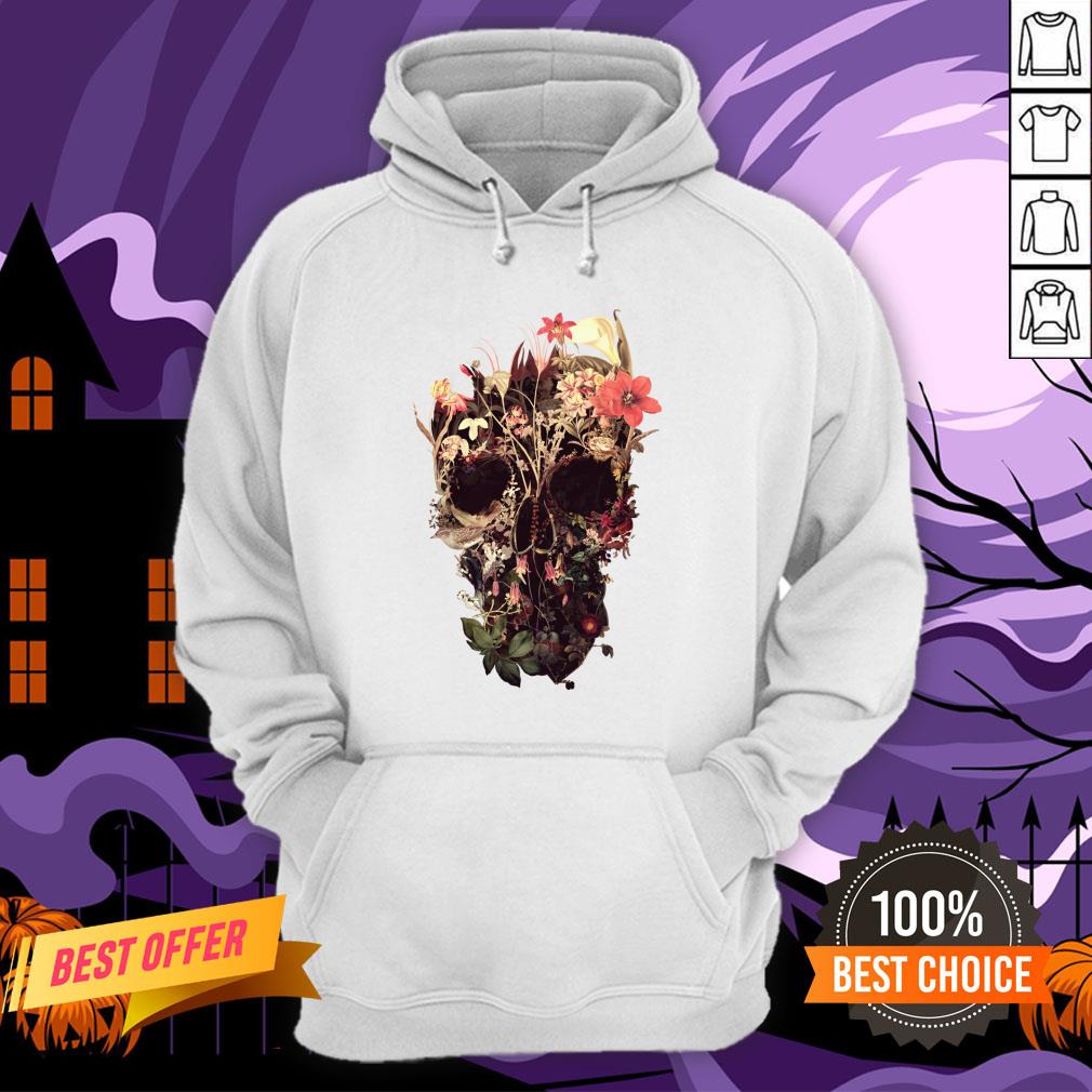 Bloom Skulls Day Of The Dead Muertos Shirt - Image 5