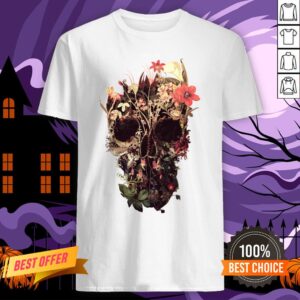 Bloom Skulls Day Of The Dead Muertos Shirt