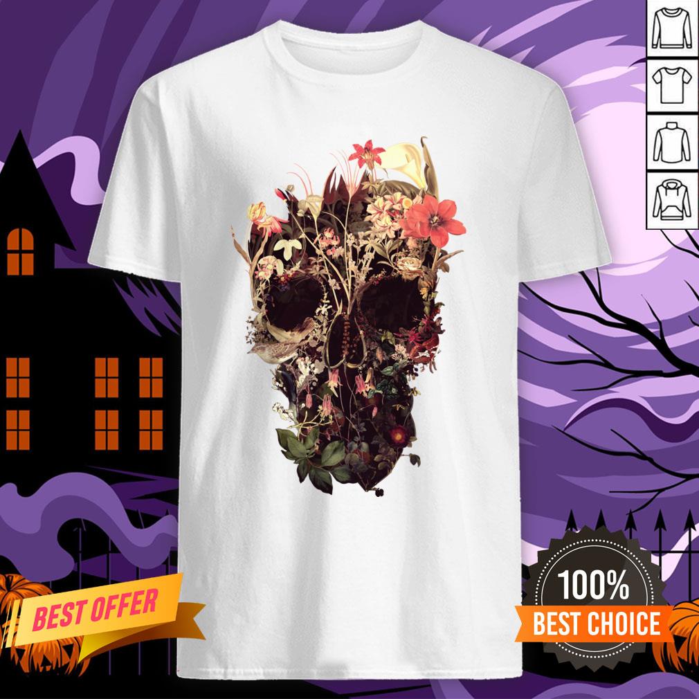 Bloom Skulls Day Of The Dead Muertos Shirt