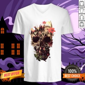 Alternative view of Bloom Skulls Day Of The Dead Muertos Shirt