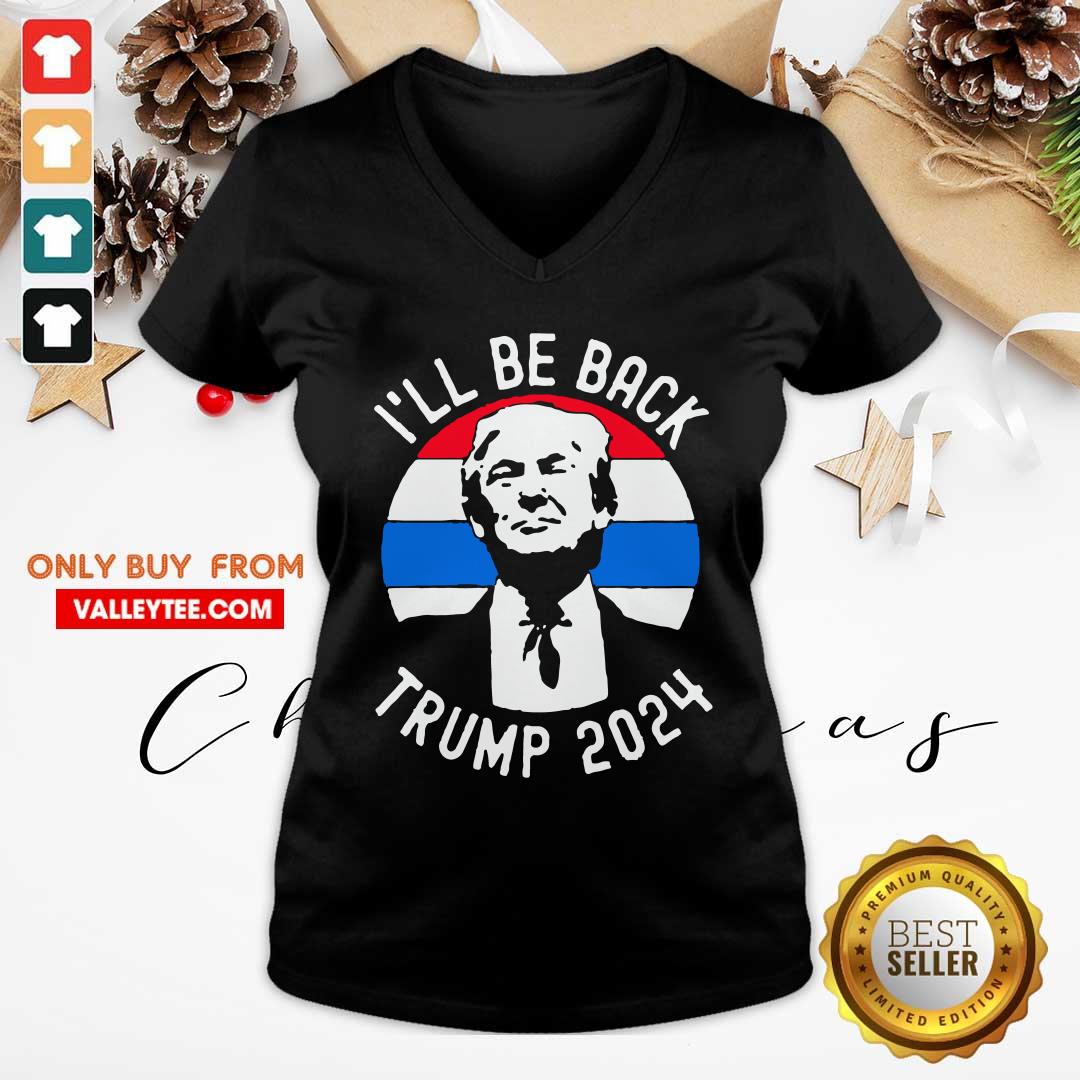 High Quality I’ll Be Back Trump 2024 Vintage Shirt - Image 4