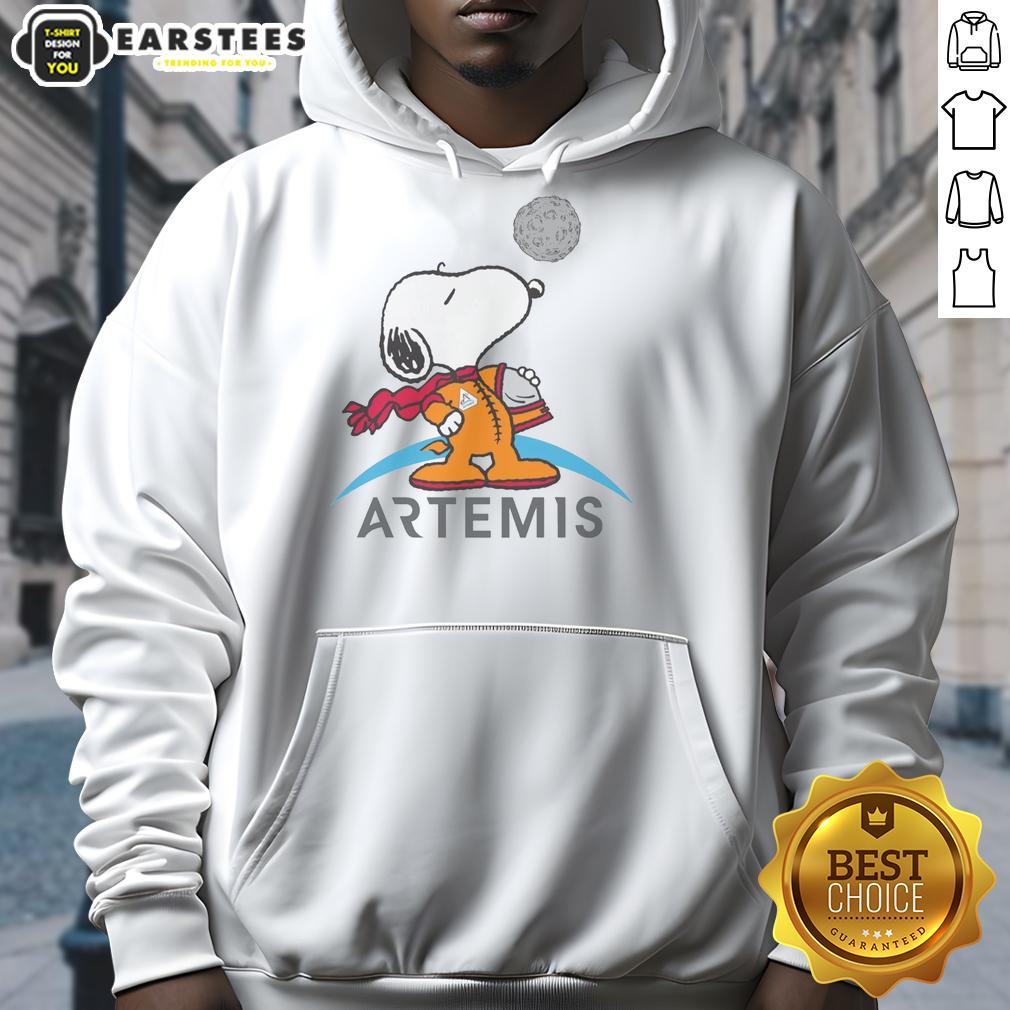 Official Snoopy Artemis Astronaut T-Shirt - Image 2