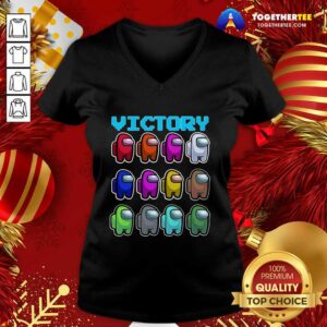 Alternative view of Cute Imposter Among Us Victory Shirt