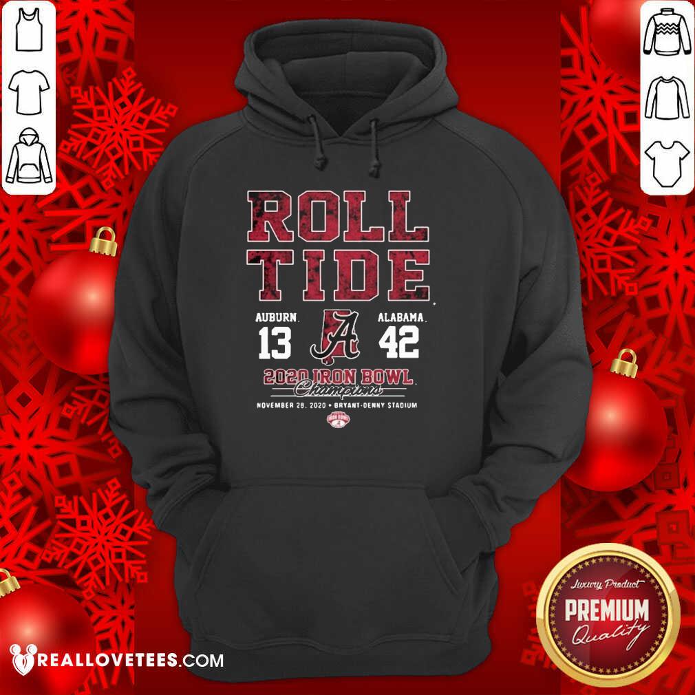 Vip Roll Tide Auburn And Alabama 2020 Iron Bowl Champions Shirt - Image 4
