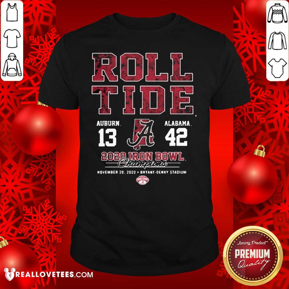 Vip Roll Tide Auburn And Alabama 2020 Iron Bowl Champions Shirt