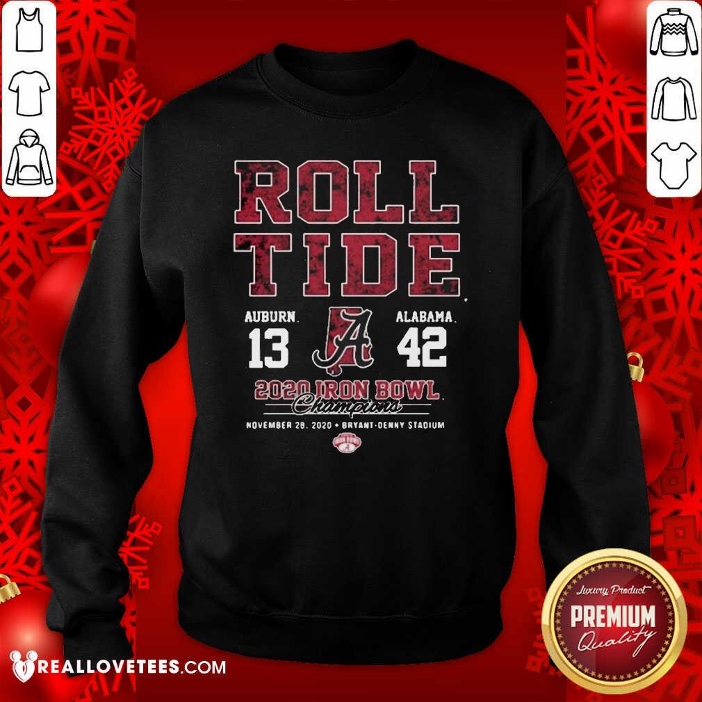 Vip Roll Tide Auburn And Alabama 2020 Iron Bowl Champions Shirt - Image 3