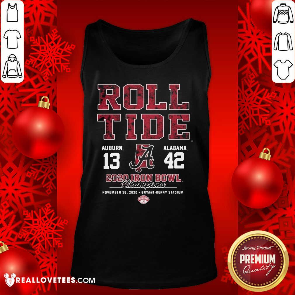 Vip Roll Tide Auburn And Alabama 2020 Iron Bowl Champions Shirt - Image 2