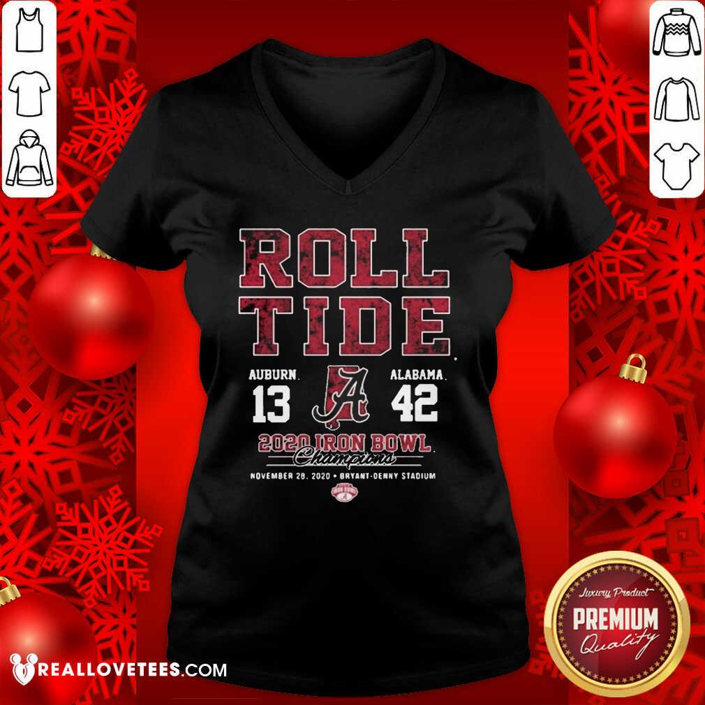 Vip Roll Tide Auburn And Alabama 2020 Iron Bowl Champions Shirt - Image 5