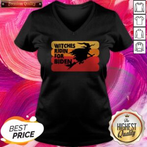 Alternative view of Witches Ridin For Biden Halloween Election 2020 Shirt