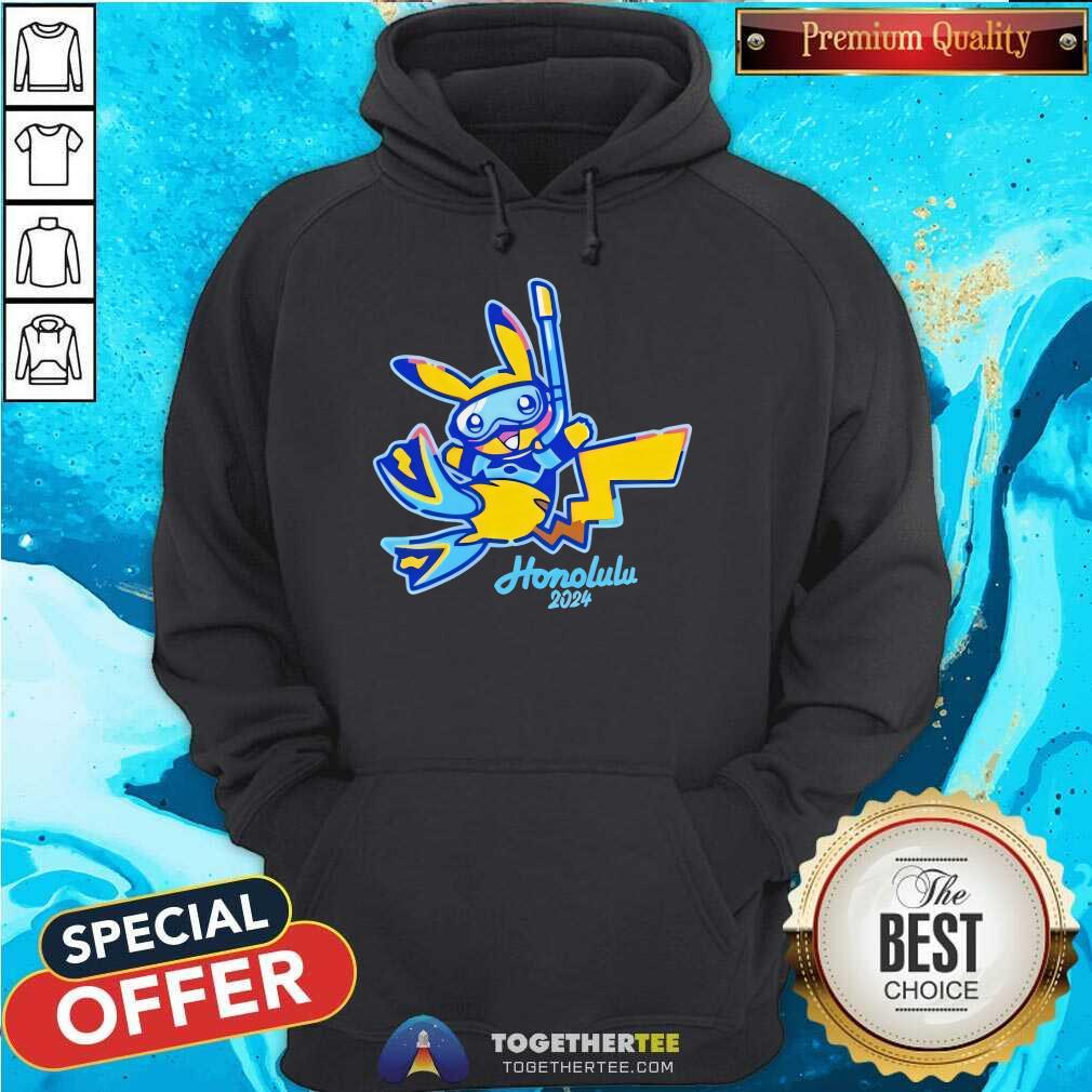 Top Pokemon Go Honolulu Hawaii 2024 Worlds T-Shirt - Image 2