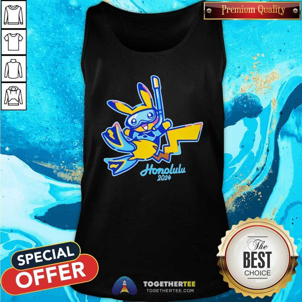 Top Pokemon Go Honolulu Hawaii 2024 Worlds T-Shirt - Image 4