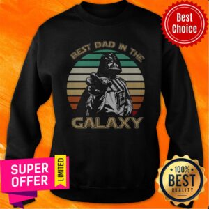 Alternative view of Awesome Darth Vader Best Dad In The Galaxy Vintage Shirt