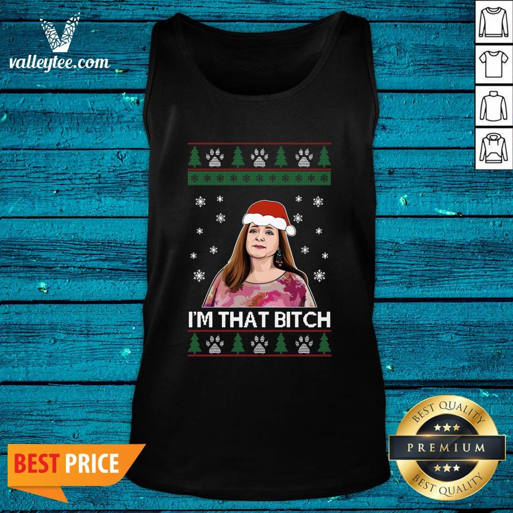 Cool Carole Baskin I’m That Bitch Ugly Christmas Shirt - Image 3