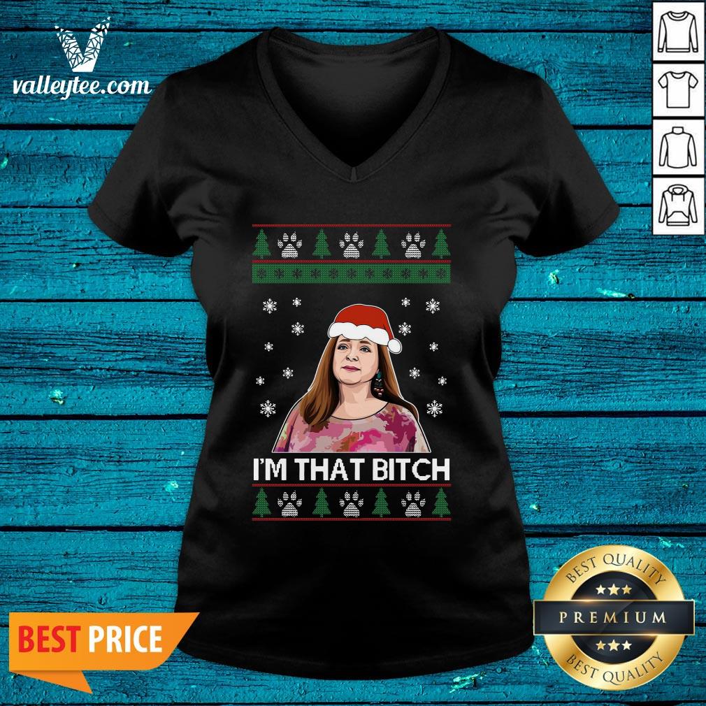 Cool Carole Baskin I’m That Bitch Ugly Christmas Shirt - Image 2