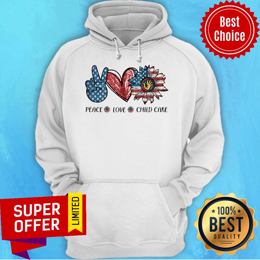 Top Peace Love Child Care Shirt - Image 3