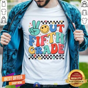 Premium Peace Out 5th Grade Last Day 2024 T-shirt
