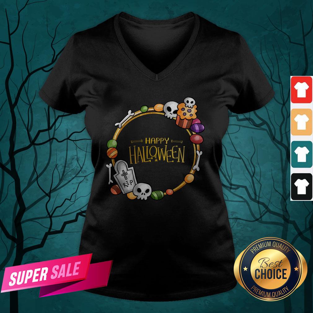 Skull Day Dead Happy Halloween Shirt - Image 4