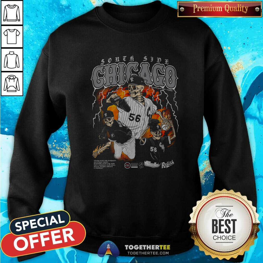 South Side Chicago Baseball 2024 Perfect Game Garment Dyed T-Shirt - Image 5