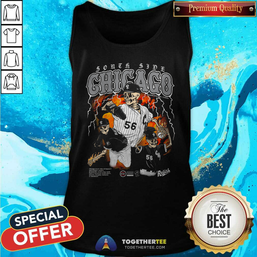 South Side Chicago Baseball 2024 Perfect Game Garment Dyed T-Shirt - Image 4