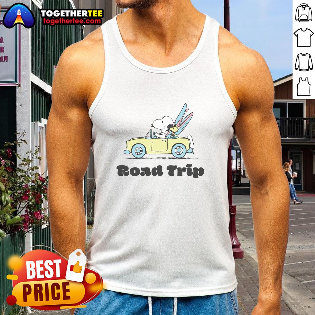 Nice Peanuts Road Trip Snoopy And Woodstock T-Shirt - Image 4