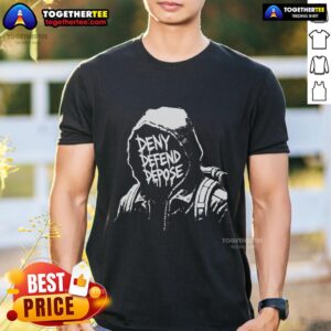 Official Limited Luigi Mangione Deny Defend Depose T-Shirt