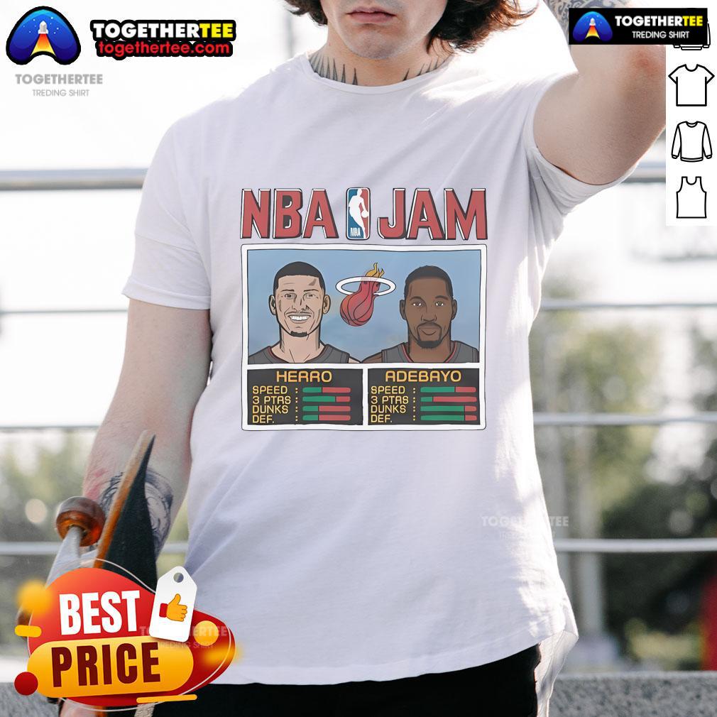 Official NBA Jam Herro And Adebayo T-Shirt