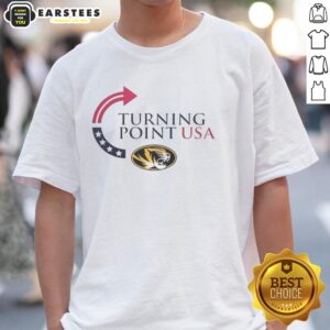 Premium Missouri Tigers X Freedom Turning Point Usa Charlie Kirk T-Shirt