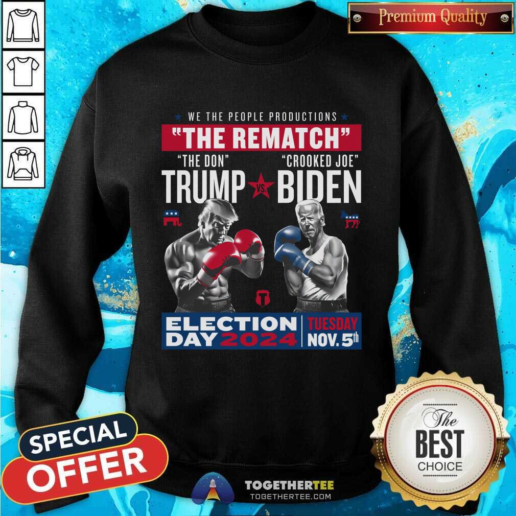 Pretty The Rematch The Don Trump vs Crooked Joe Biden T-Shirt - Image 5