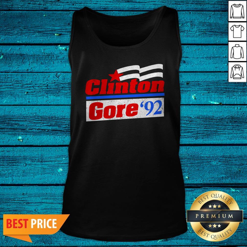 Clinton Gore 92 For America Again USA Politics Fun Gift Shirt - Image 5