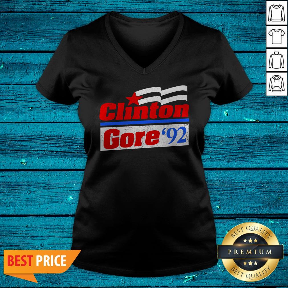 Clinton Gore 92 For America Again USA Politics Fun Gift Shirt - Image 4