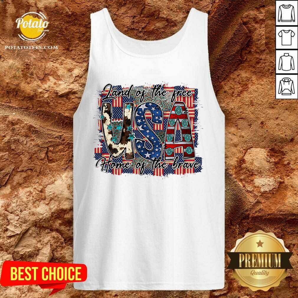 Land Of The Free USA Home Of The Brave Shirt - Image 3