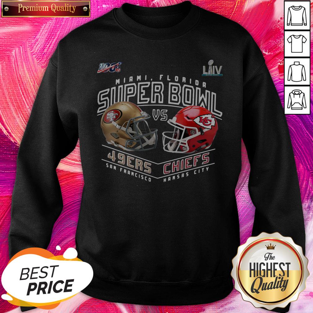 Pretty San Francisco 49ers vs Kansas City Chiefs Super Bowl Shirt - Image 4