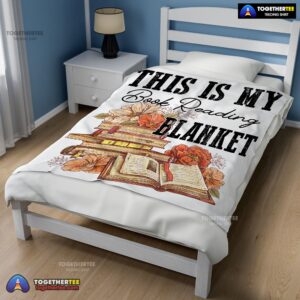 Alternative view of Official This Is My Book Reading Blanket Fleece Customized Blanket